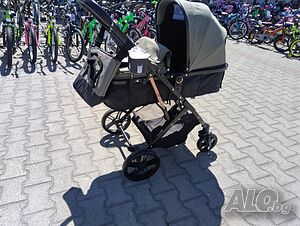 MONI Комбинирана детска количка RAFAELLO зелен