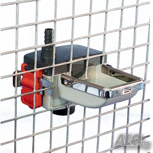Автоматична Поилка за Зайци за Монтаж на Клетка, мрежа за свързване с Маркуч Ø 9 мм. - Арт. №: 11561