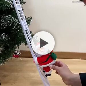 Електрическа играчка - катерещ се по стълба Дядо Коледа SD25