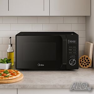 Микровълнова фурна MIDEA AG20CF2EBK 700W, Функция грил, 20L
