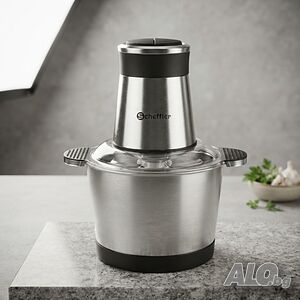 Мощен 5L електрически чопър и месомелачка - Бързо смилане на месо и зеленчуци