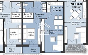 🏡 Двустаен апартамент в кв. Смирненски, Пловдив - ново строителство, отлична локация и функционално ..