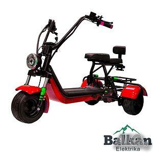 Детска Електрическа Триколка LITTLE HARLEY 1200W - Оранжева