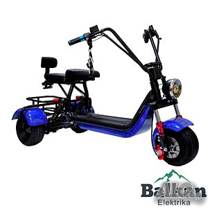 Детска Електрическа Триколка LITTLE HARLEY 1200W - Синя