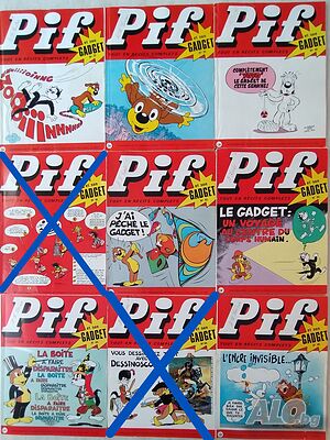 Списания Pif Gadget в много запазено състояние