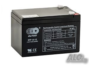 Акумулаторна батерия 12V 12Ah, Тягов акумулатор за електрически триколки