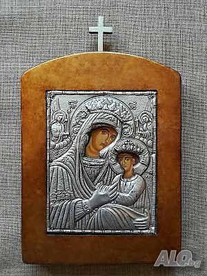 Св. Богородица Друг метод 15.5 cm 20.5 cm Дърво Оригинал | Картини |