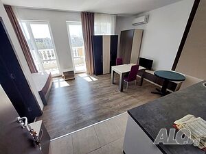 Просторно студио в централната част! Едностаен апартамент 47 кв.м Тухла 2012 г. 6 етаж Последен етаж | Апартаменти | Слънчев бряг