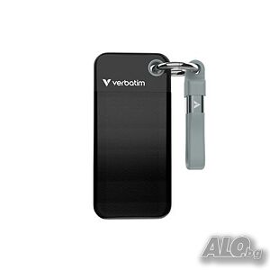 Твърд диск Verbatim Pocket SSD USB 3.2 Gen 2 2TB - Red