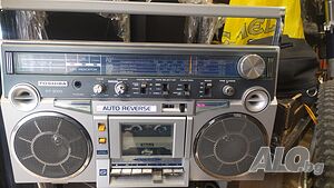 Toshiba RT-200S Преносимо стерео радио/касета/AUX IN -Винтидж бумбокс GhettoBlaster