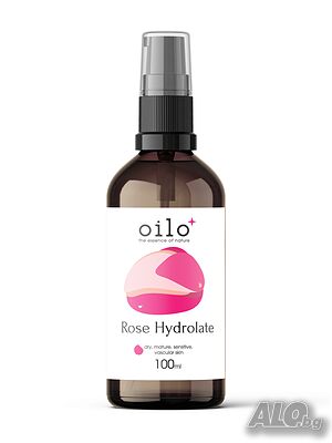 Oilo БИО Етерични масла Роза хидролат - Rose Hydrolate