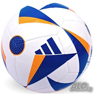 Футболна топка ADIDAS EURO 2024 Fussballliebe, Бяло-синя, Размер 5 (36015203)