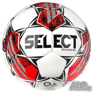Футболна топка SELECT Diamond, FIFA Basic, Ръчно шита, Размер 5.
