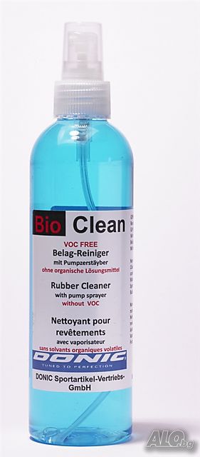 препарат за почистване на гуми за тенис на маса Donic Bio Clean нов