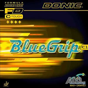 гума за тенис на маса Donic  BlueGrip C1 черна, червена мах  нова