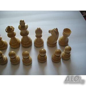 Шах фигури, дървени, Staunton 6 дизайн нови
