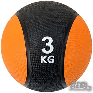 топка медицинска MAX, 3 кг, Гумена