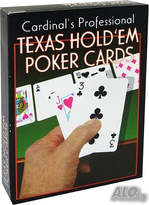 Карти за игра TEXAS HOLD’EM POKER.
