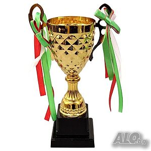 Наградна купа с височина 24.5 см