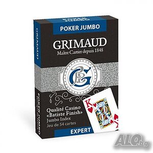 карти за игра GRIMAUD POKER JUMBO INDEX  нови