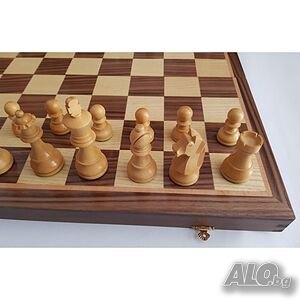 Комплект за игра на шах или табла супер макси нов