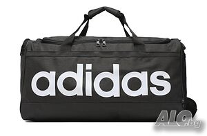 Спортен сак ADIDAS Essentials Linear Medium, 35 л, Черен