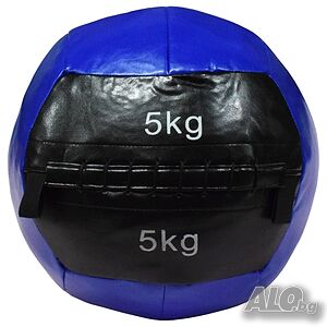 Мека медицинска топка Wall Ball 5 кг