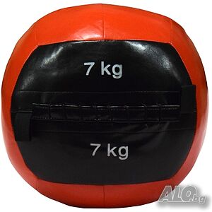 Медицинска топка (Wall ball) MAXI, 7кг, Ф36 см (310292)