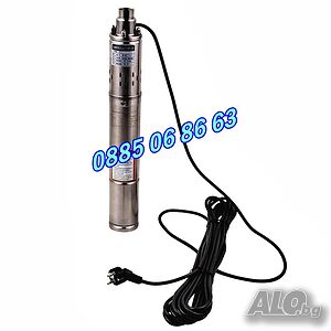 Потопяема сондажна винлова водна помпа 1100W, 3 m3/h, ф 100 мм