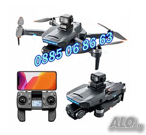 Професионален сгъваем дрон K918 max professional със сензор за препятствия