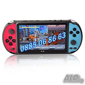 Преносима игрова конзола X12 екран 5.1 инча, тв игра с вградени игри