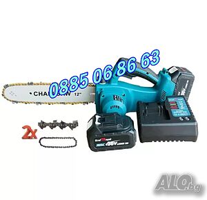 Акумулаторна мини резачка 36V 8Ah, акумулаторен трион, шина 30 см