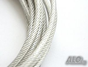 Стоманени въжета с PVC покритие 8мм