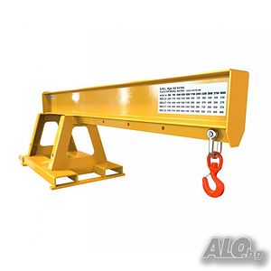 Повдигната Траверса за мотокар с кука WLL 500-2700кг/1750мм