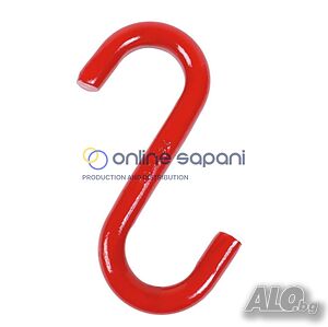 Товарни S куки, куки S за повдигане, клас 80 WLL,0,3т-6т