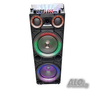 6000W Караоке колона JBL двойна 10ка с 1 микрофон и диско ефекти Тонколони JBL | Аудио техника | София