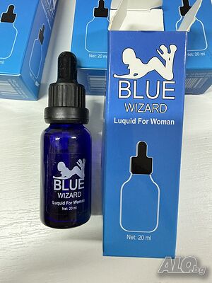 Blue Wizard - Силни капки за женско либидо и възбуда, 20 мл