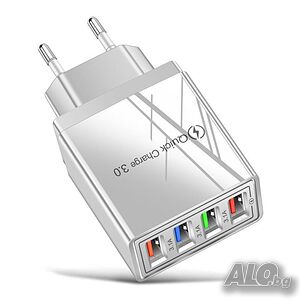 Устройство за скоростно зареждане с 4 USB порта.