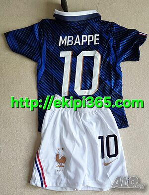 Детски Екип Mbappe 10 - Франция 2026