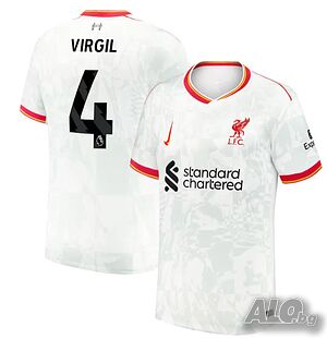 Virgil 4 - тениска Ливърпул НОВ сезон 24/25