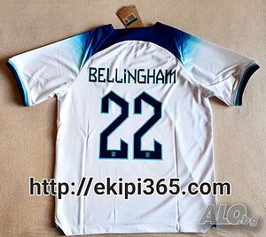 Jude Bellingham 22 - тениска Англия 2023/24