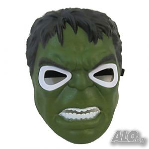 Хълк Hulk маска Led светлини нова Marvel герой зелен и силен