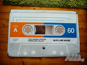 Килимче аудиокасета audio tape касетофон касетка стерео жак