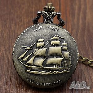 Нов Джобен часовник с кораб платна 1797 мачти платна океан