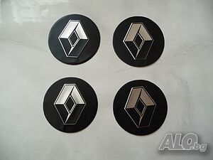 4 емблеми Рено Renault метални алуминиеви джанти лети волан