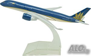Еърбъс 350 самолет модел макет Виетнам метален A350 пътнически лайнер летище