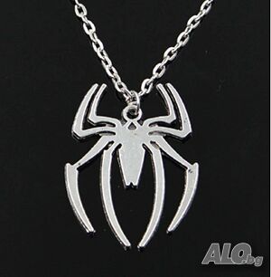 Spiderman медальон с верижка Спайдърмен Marvel Марвел човека паяк герой комикс