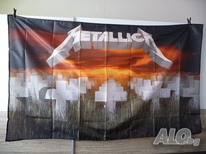 Metallica знаме флаг Master of puppets хеви метъл Господаря на куклите