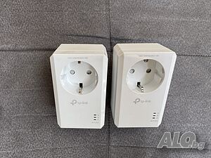 TP-Link TL-PA7019P KIT Powerline адаптери AV1000 Gigabit с контакти