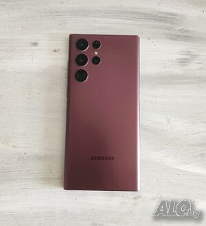Гаранционен Samsung Galaxy S22 Ultra 5G, 12/512 GB бордо + зарядно 25W